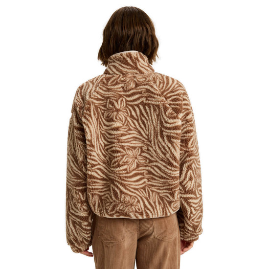 Roxy Γυναικεία ζακέτα Blurry Cloud Print - Full Zip Relaxed Fleece